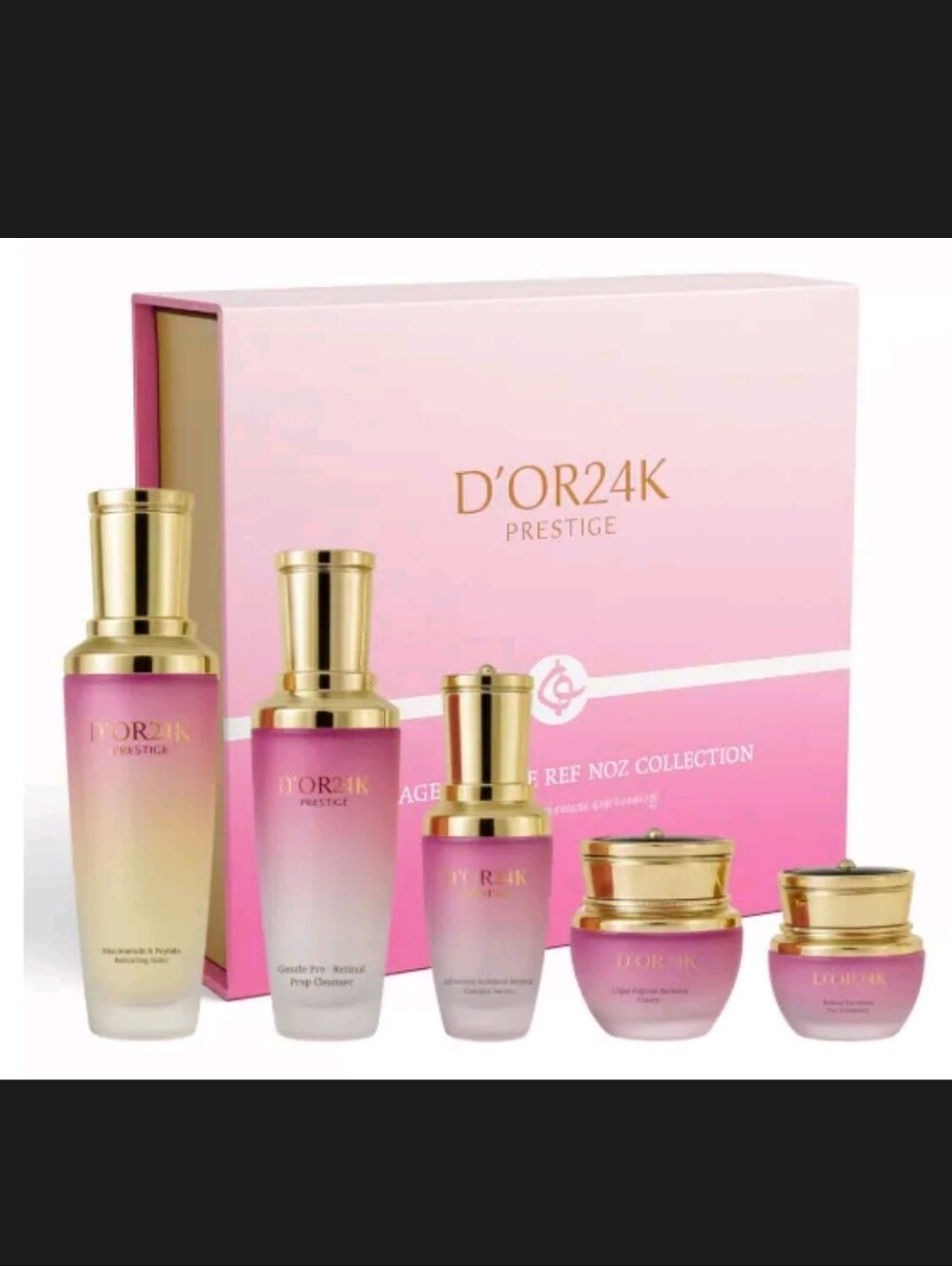D'OR24K Prestige Pink & Gold Anti-Aging Skincare Set